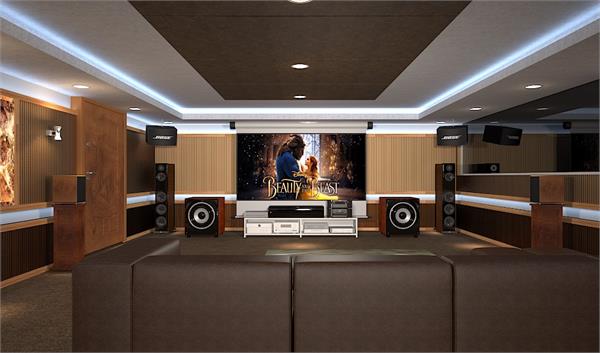 Phòng giải trí đa năng 70m2 anh Quốc Chí tại Ngô Quyền Hải Phòng